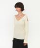 Daiaegeuneol V Neck Strap Knit (Ivory)