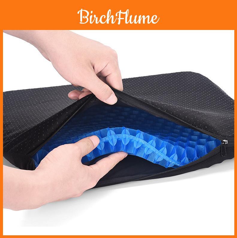 Gel Seat Cushion For Office And Car Cooling Summer Gel Padding With Nylon Cover