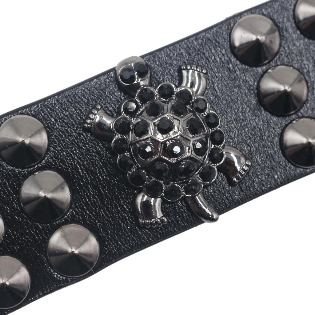 Punk Leather Studded Bracelet - Trendy European & American Style