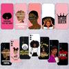 BH34 Melanin Black People Afro Girls Case for LG K22 K30 K40 K41 K42 K50 K50S K51 K51S K52 K61 K62 K71 K92 Q60 Q61 V40 V50 V60