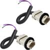 2Pcs License Plate Light Wire Harness Socket For 90-97 Ford Ranger F Super Duty