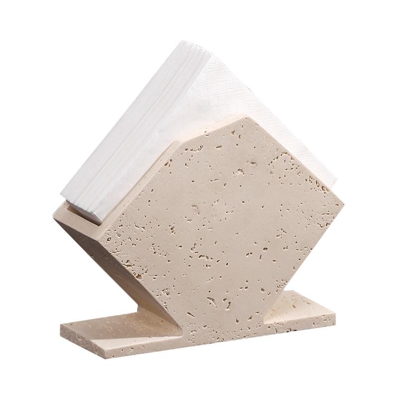 Creative Napkin Holder, Retro Square Upright Tissue Holder, Tissue Box, Kitchen, Restaurant, Desktop Tissue Storage Box