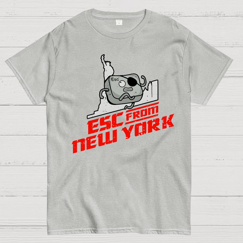 Esc from New York Unisex 100% Cotton Summer Casual Cool Loose T-Shirt