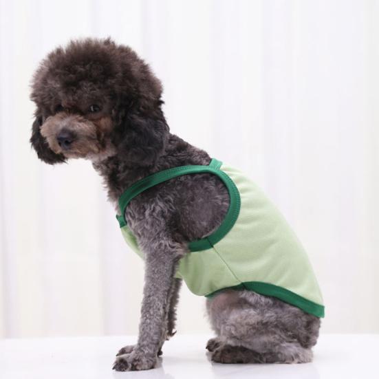 Sevimli Köpek Yavrusu Kolsuz Avokado Dinozor Baskılı Yelek atlet Evcil Hayvan Kıyafeti