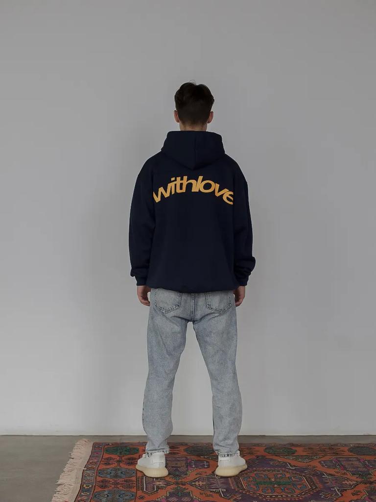 S láskou Tištěná mikina s kapucí Pánská Dámská Pár Mikina Oversized Harajuku Streetwear Tepláková souprava Dámské Pánské Oblečení