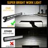 Led Light Bar 180w 6000k Ip67 Waterproof Spotlight Single Row Work Lamp For Off-road Vehicles Suv Trucks