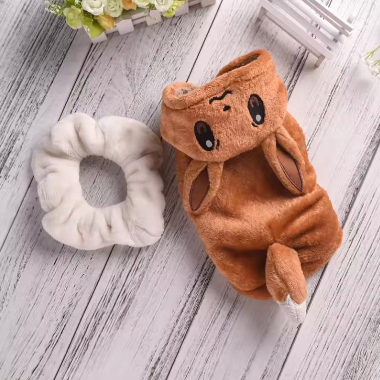 Coffee Fleece Dog Hoodie Autumn Winter Pet Chihuahua Clothes S XXL Small Medium Puppy Animal Hallooween Suit Shih Tzu Poodle
