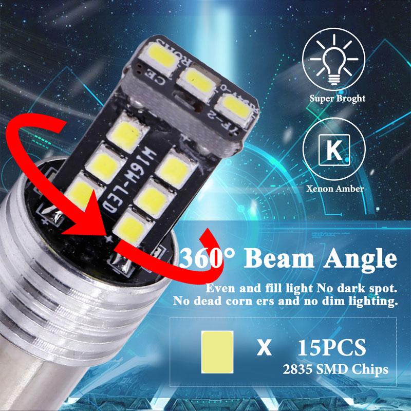 1x 1157 LED BAY15D Car Turn Signal Brake Backup Light 3030 Chip 15 SMD CANBUS Reverse Parking Lights Lamps 12V Red Amber White