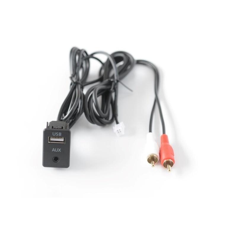 Boat USB Port Car AUX USB Panel For Dashboard Tallation Compact Panel Size Anti-aging Construction Pressure-resistant Design