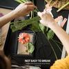 50Pcs Artificial Flower Stems Plastic Floral Rods Flexible DIY Craft Supplies for Wedding Party Home Decoration