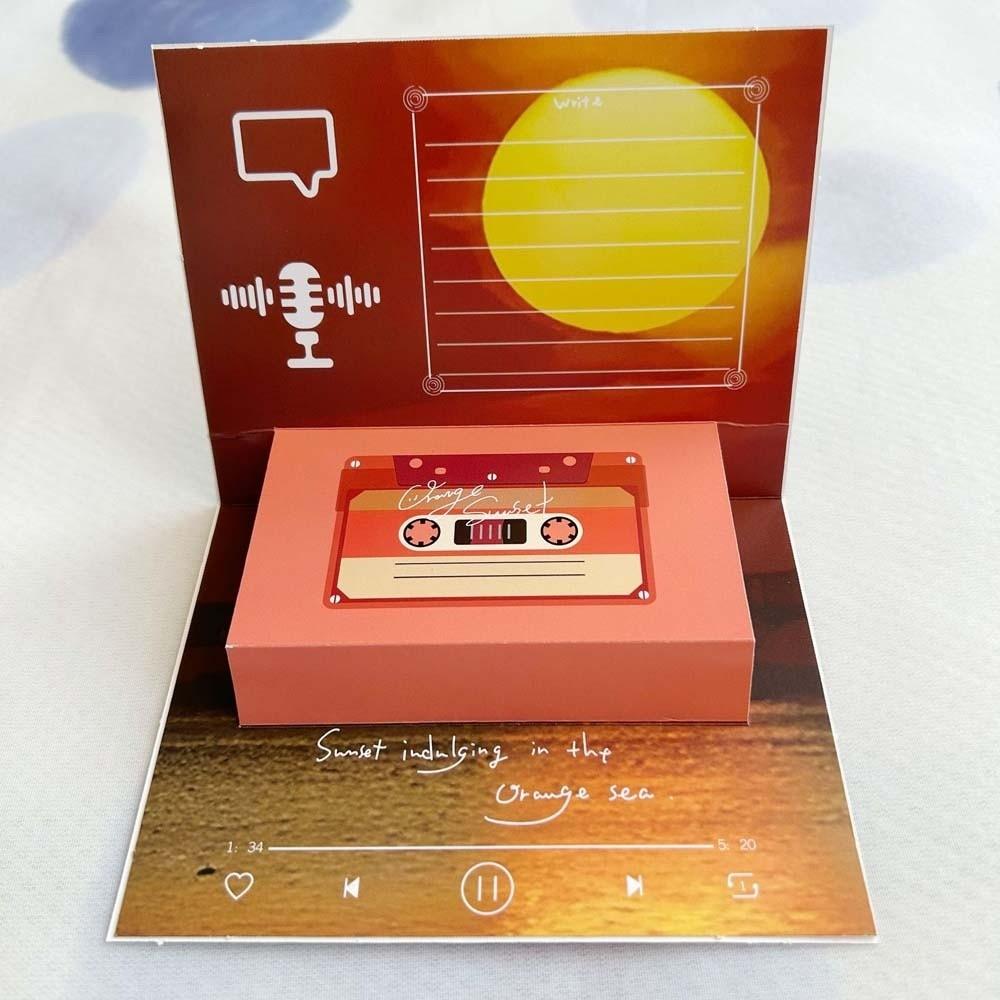 30 Seconds Recorder Greetings Card Button Batteries Confession of Love Artifact  Couple