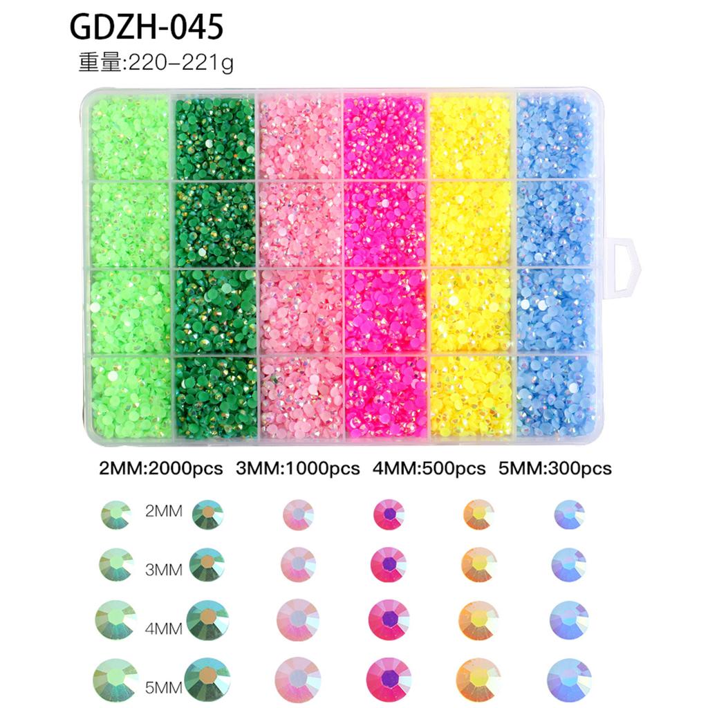 Gwałtowny Niedźwiedź Ab Kolorowe Cukierkowe Żywiczne Galaretkowe Płaskodenne Meteorytowe Diamentowe Glazurowane Koraliki Koraliki Luzem Akcesoria do DIY