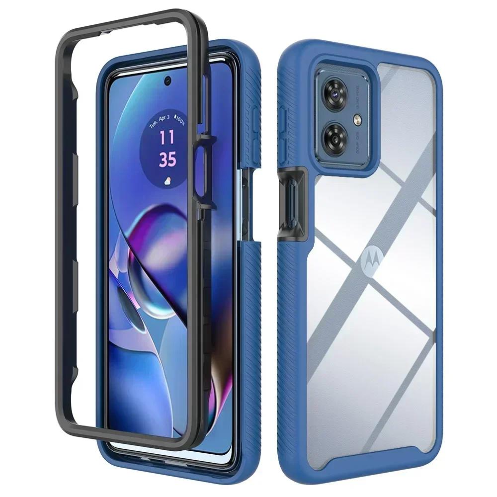 Per Motorola Moto G86 Power G56 G77 G87 G55 G35 G24 G54 Power 5G Custodia Trasparente Cover Posteriore Custodia Moto G84 Telefono G14 G 86 G04s funda