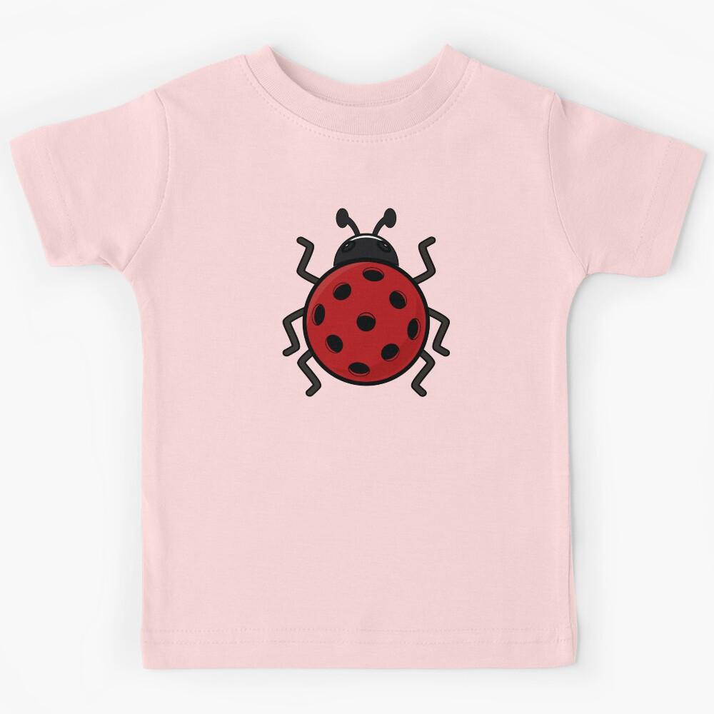 Funny pickleball ladybug insect Kids T-Shirt 130
