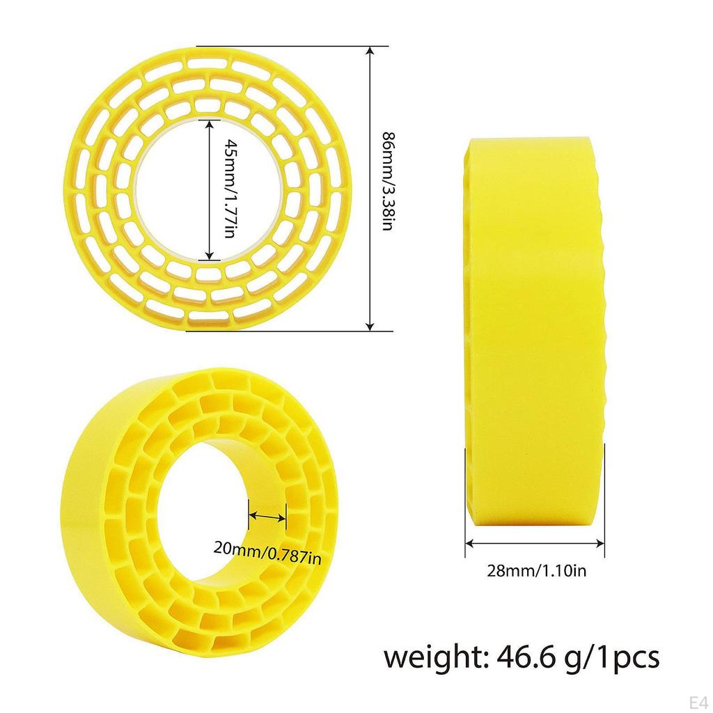 4Pcs Tire Inserts for 1/10 RC Crawler Trucks 1 10 Scale Accessories, Replaces 1:10 Car Part