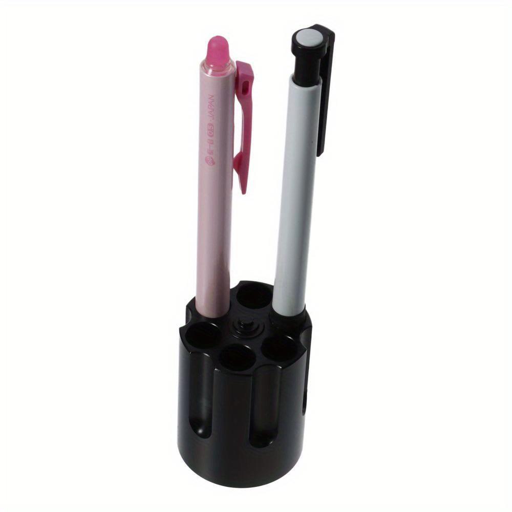 Soccer Pen Holder Creative Gun Cylinder Shaped Multifunctional Metal Storage Box Portable Pencil Stand Painting Brush Pen Hole