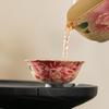 Ceramic Master Cup Wabi Sabi Retro Peony Small Single Tea Cup High End Home Tea Set