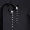 Advanced Sense Rose Tassel Earrings Light Luxury Tulip Flower Earrings Long Tassel  Earrings  Party