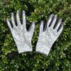 Floral Pattern Gardening Gloves Comfortable Breathable Work Gloves Multi-Purpose Anti Prickling Protective Mittens