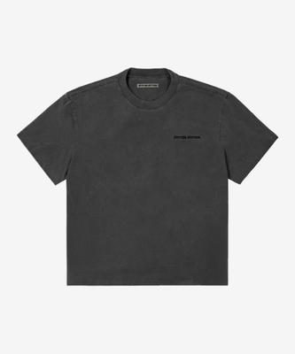 Aetityudeuaetityudeu Aa Over-Fit Garment Dyeing Short Sleeve Gray