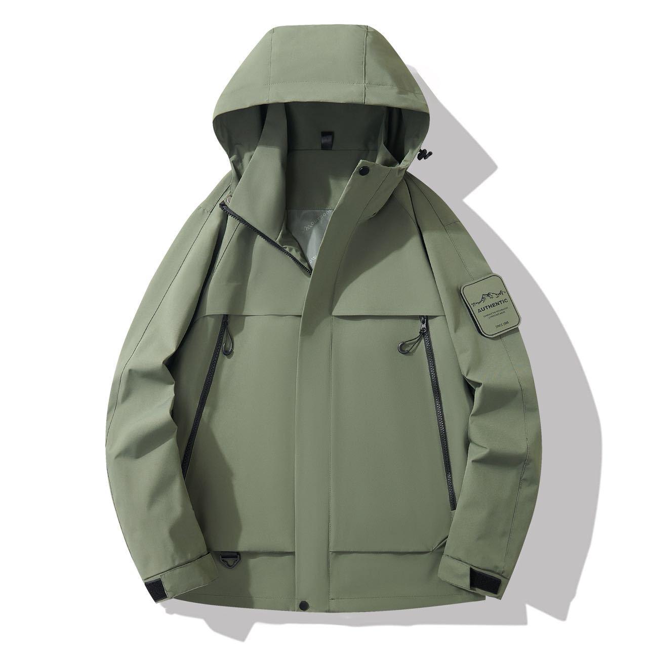

Niaojia Unisex Hooded Windbreaker: Waterproof, Windproof, Customizable Logo Women s 2XL (100-115 lbs)