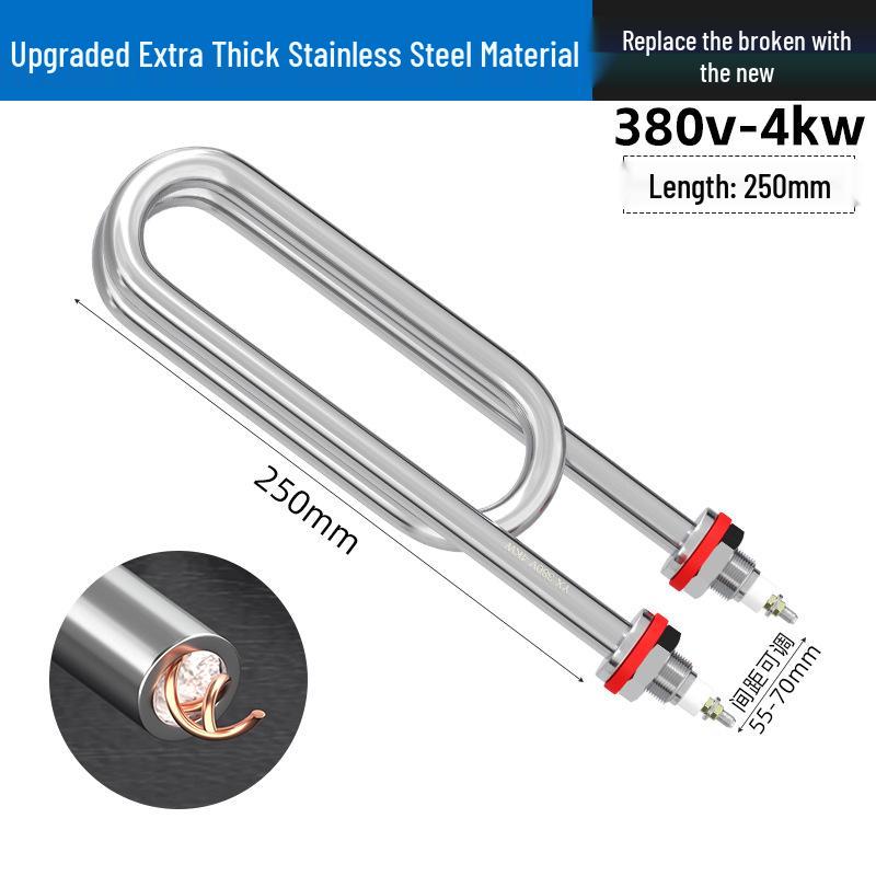 Electric Rice Steamer Heating Tubes: 380v & 220v, 2kw, 3kw, 4kw Heating Elements for Steaming Boxes