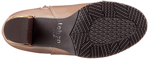 TEAN Women's Rain Shoes, Beige Combination, Size 23.5 Cm, 2E