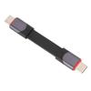 USB 4.0 Kábel 40 Gbps Prenos Dát PD 60 W Krátky Typ C Rýchlonabíjací Kábel pre Thunderbolt 3 Kábel
