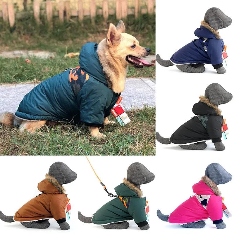 

Роскошное пальто для собак из шерстяного меха, одежда для щенков, теплая куртка для йоркширского французского бульдога XXL розовый