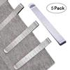 5Pcs Metal Sewing Crimping Clip Zinc Alloy Sewing Clips For Diy Clothing Stitching Pinning Marking Quilting Ruler Tool