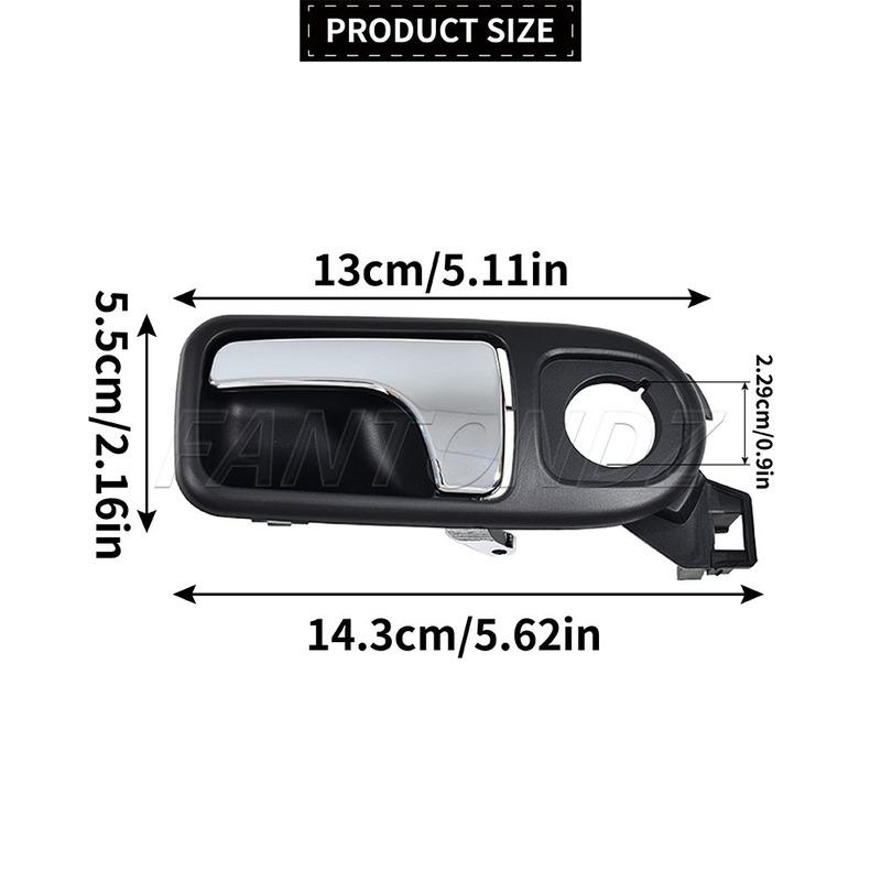 Interior Door Handle For VW Lupo 1999-2006 Seat Arosa 1997-2005 6X0837113D 6X0837114D Inner Door Handle Front Left Or Right