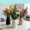 Artificial Cymbidium Faberi Rolfe Flower Home Decor Wedding Arrangement With Plastic Material For Event Use