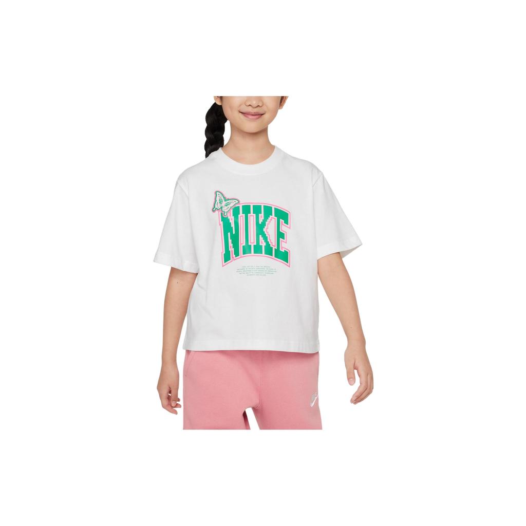 Nike Kids T Shirts Crew Neck Moderate FD5371-100