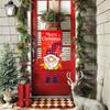 Christmas Decorations Red Merry Christmas Porch Sign Xmas Hanging for Home Door Banner Ornament New Year Navidad Noel 2025 Decor