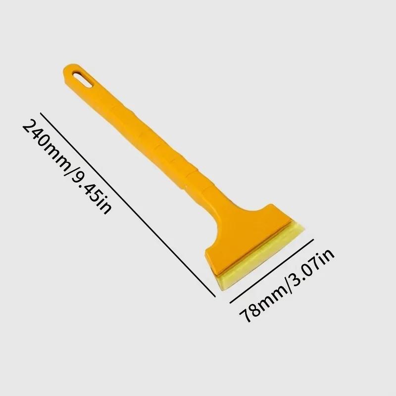 Car Snow Remover Shovel - Ice Scraper with Frost Removal Function - Heavy-Duty Nylon Snow Plow Tool for Vehicle