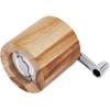 D5 Pepper Grinder, Classical Hand Shake Wood Pepper Mills for Kitchen, Adjustable Coarseness,Great for Pepper, Sea Salt, Sesame