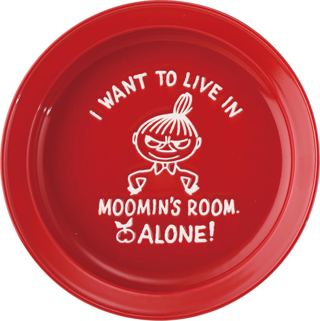 MOOMIN Kirje Little My Curry Easy to Scoop with One Universal x Made in Perfect as a Gift for Women or Birthdays Plate, Hand, Tableware, Approx. 21.5