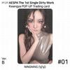 aespa 1º Álbum Single Dirty Work MD Oficial Cartão Colecionável Fotocard KPOP K-POP