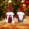 Long Hair Christmas Gnome Doll With Sequins Faceless Doll Desktop Ornaments  New Year
