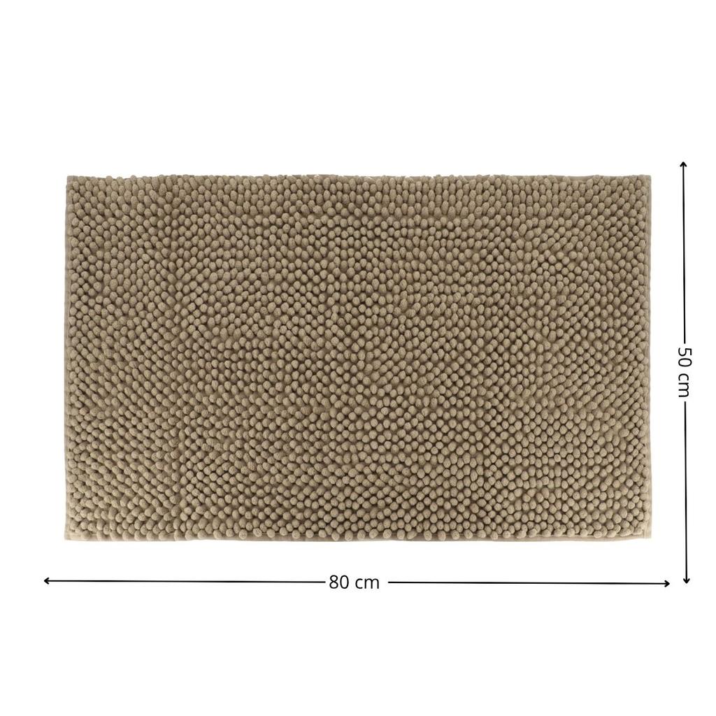 Dywanik Łazienkowy Balls 50X80 Cm Taupe