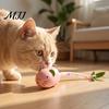 Automatic Cat Toy Rolling Mouse Toy, Interactive with Catnip Compartment, Mesh Scent And Sound Tube Tail, Touch Activated for Indoor Cats Kittens