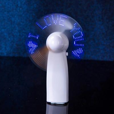 LED-Licht Romantische Liebe Tragbarer Mini-Handventilator Windgebläse Sommerkühler Bestes Sommergeschenk