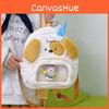 Plush Cartoon Dog Backpack With Durable Material Comfortable Straps Shoulder