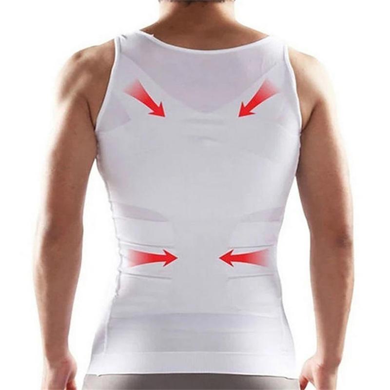 1PC Men Body Shaper Slimming Compression Vest Undershirt Seamless Waist Trainer Tank Top Belly Control Weight Loss Shapewear