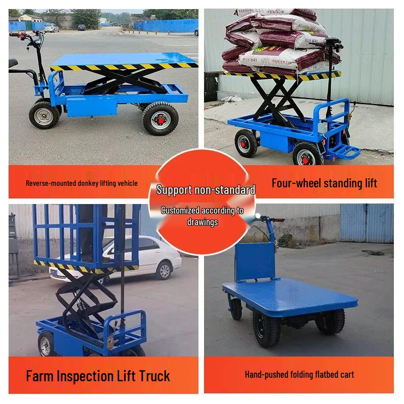 Qiuqiao Electric Flatbed Utility Cart