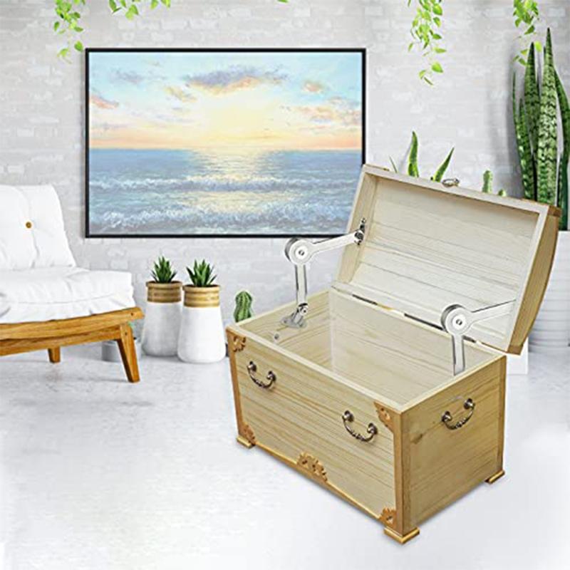 Lid Stay with Soft Close Toy Box Hinge Chest Hinge Support Drop Lids of Cabinets Cupboard Wardrobe 75°/ 90° / 110°