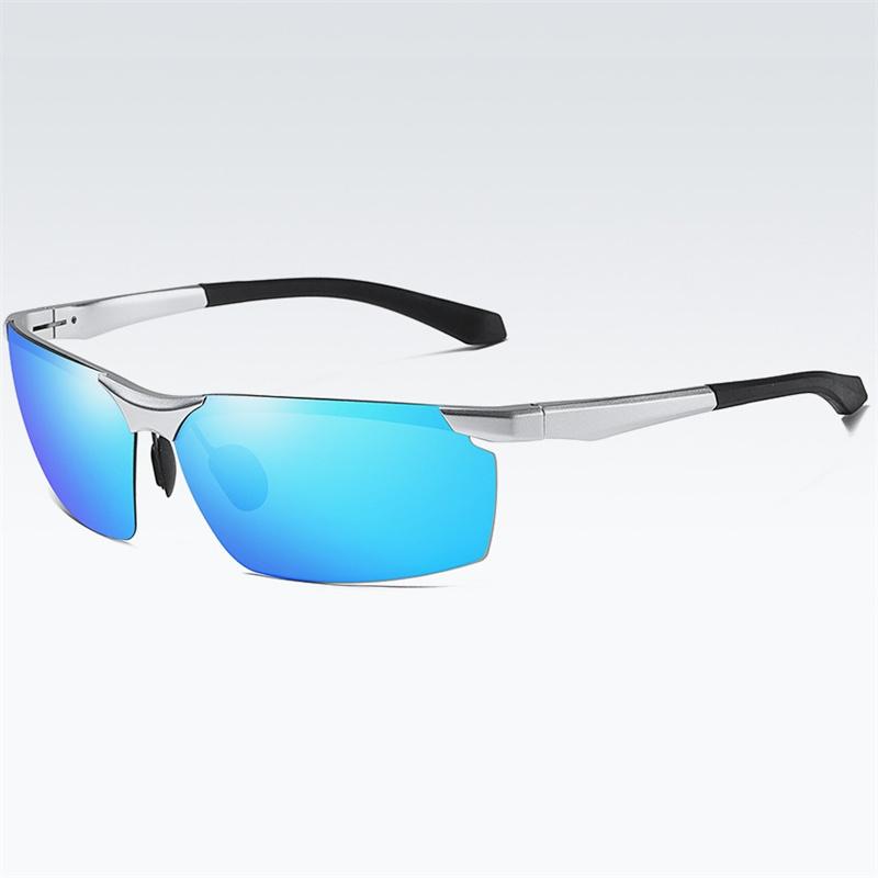 

AORON алюминиево-магниевые полурамки дневного и ночного видения, фотохромные поляризационные солнцезащитные очки, модные очки для вождения, езды на велосипеде и рыбалки