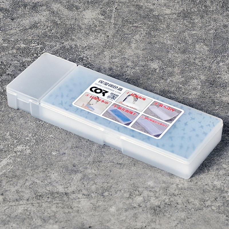 1Pc Portable Wet Palettes For Acrylic Painting Model Coloring Wet Tray Water-Based Paint Holder Keeps Wet Paint Modeling Tools