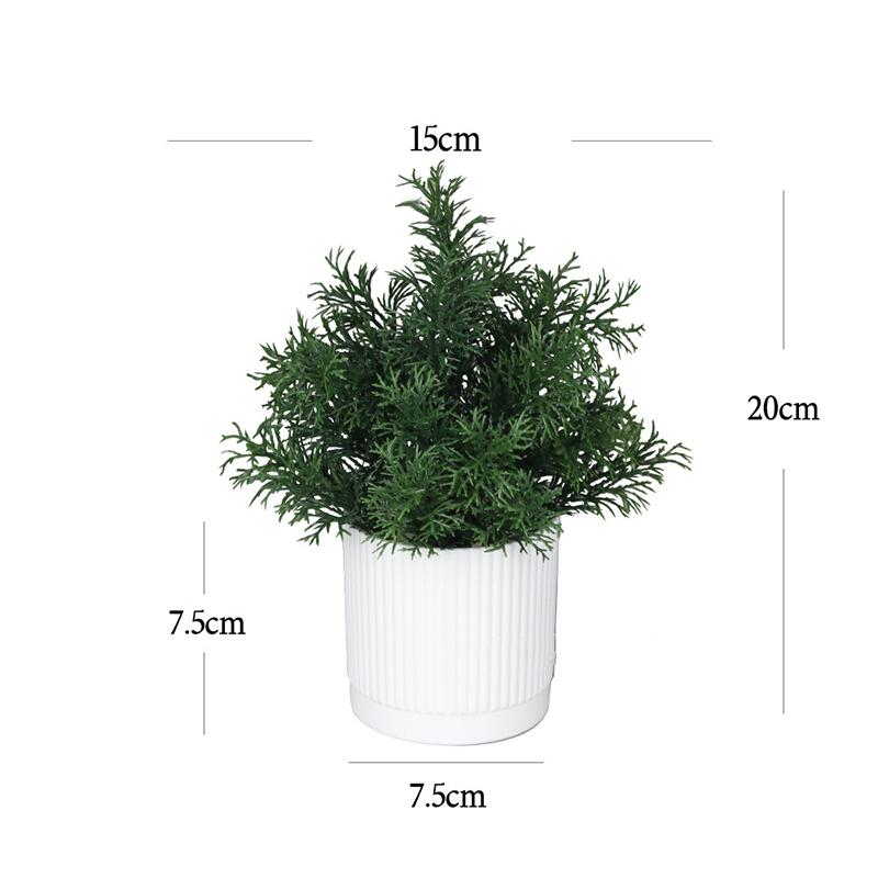 Simulated Bonsai Green Plants Succulent Plant Potted Artificial Flower Ornament Office Desktop Decoration Home Room Decoration