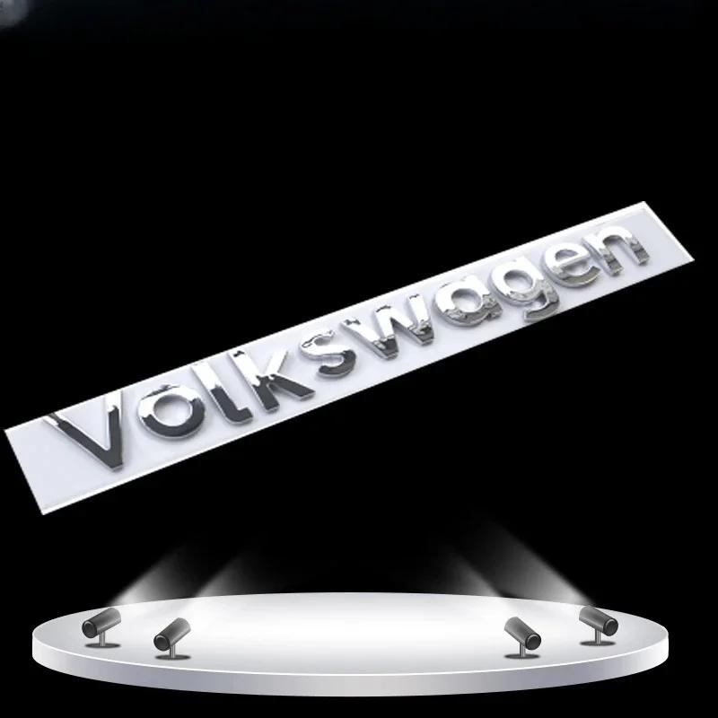 VW Polo Golf 4 5 Valve Stems Caps For VW VOLKSWAGEN New ABS Car Trunk Volkswagen Logo Decorative Sticker Auto Styling Emblem Badge Sticker Decal AYZ1